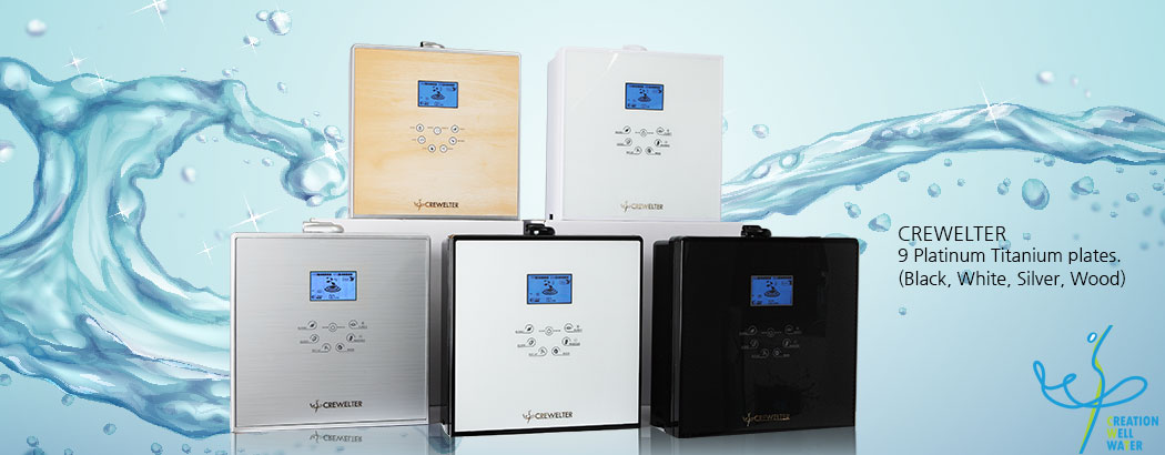 Máy lọc nước ion kiềm giàu hydro Crewelter 9